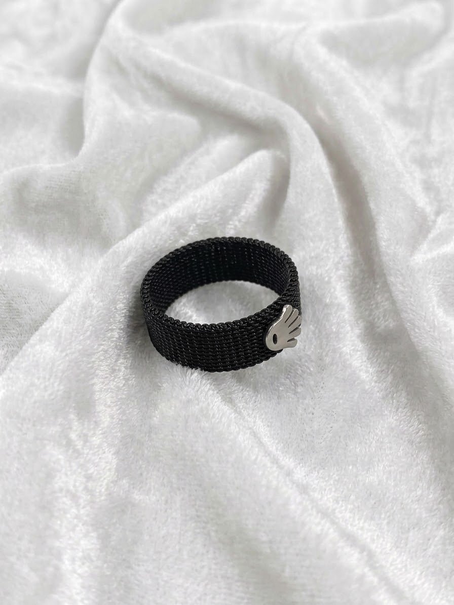 Black Rolex Crown Ring