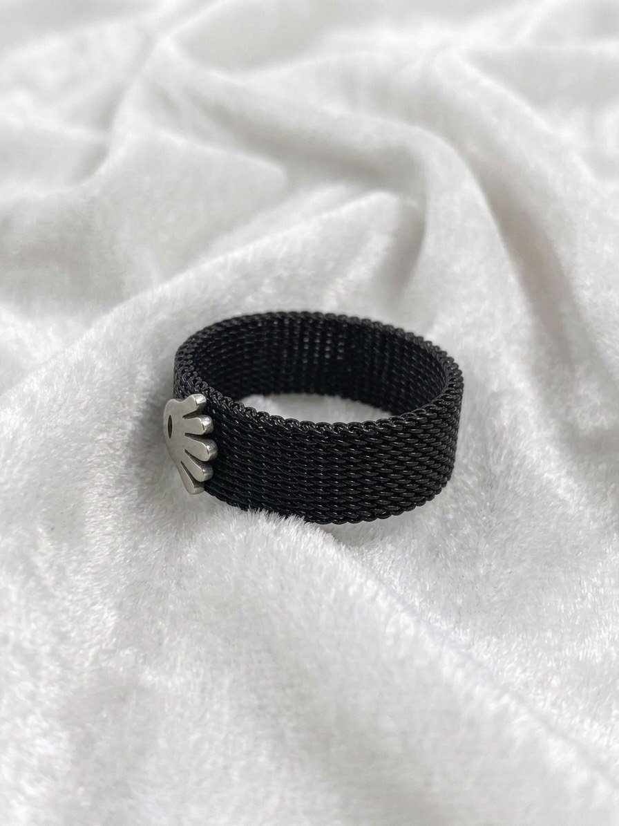 Black Rolex Crown Ring