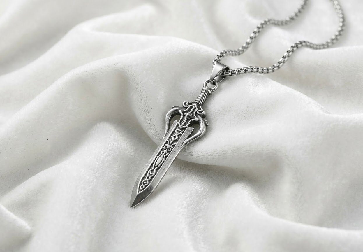 Vintage Gothic Sword Pendant